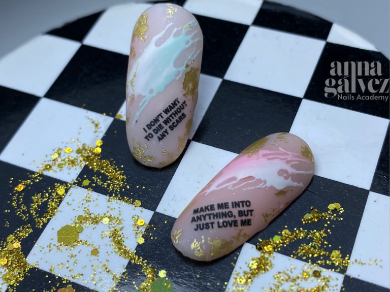 Mancha abstracta con Slider