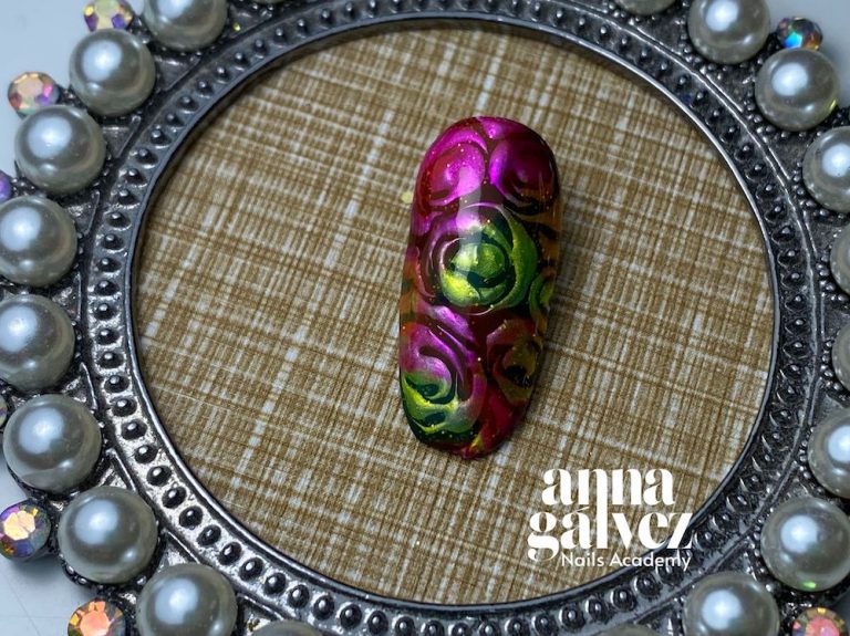 Efecto vidriera metalizado