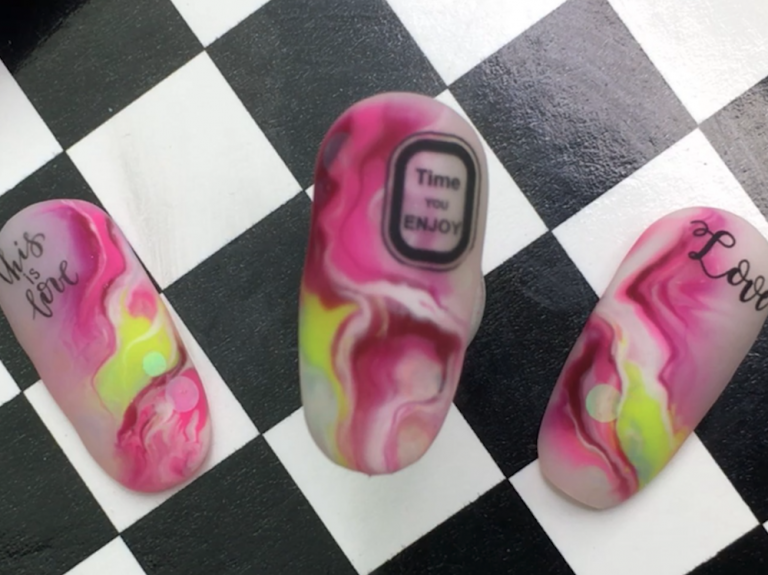 Fondo abstracto Nail Art